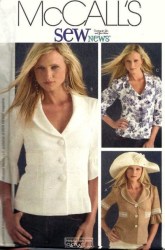 5329 McCalls 3  BUTTON COLLAR  HIP JACKET PATTERN 6-12 or 14-20 Choice uncut